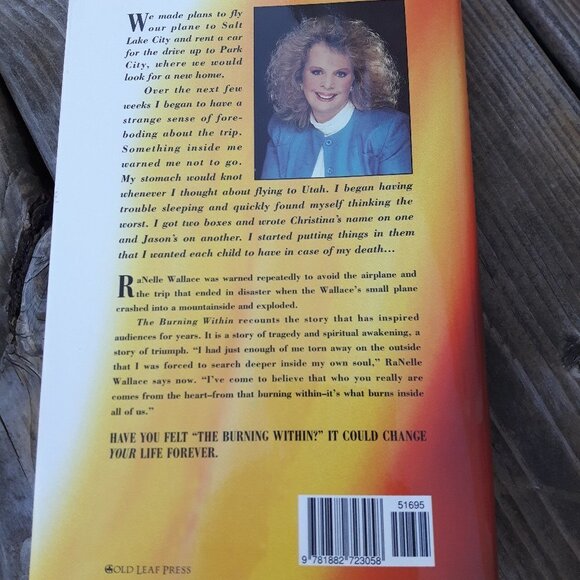 The Burning Within by Ranelle Wallace Hardcover - Picture 2 of 2